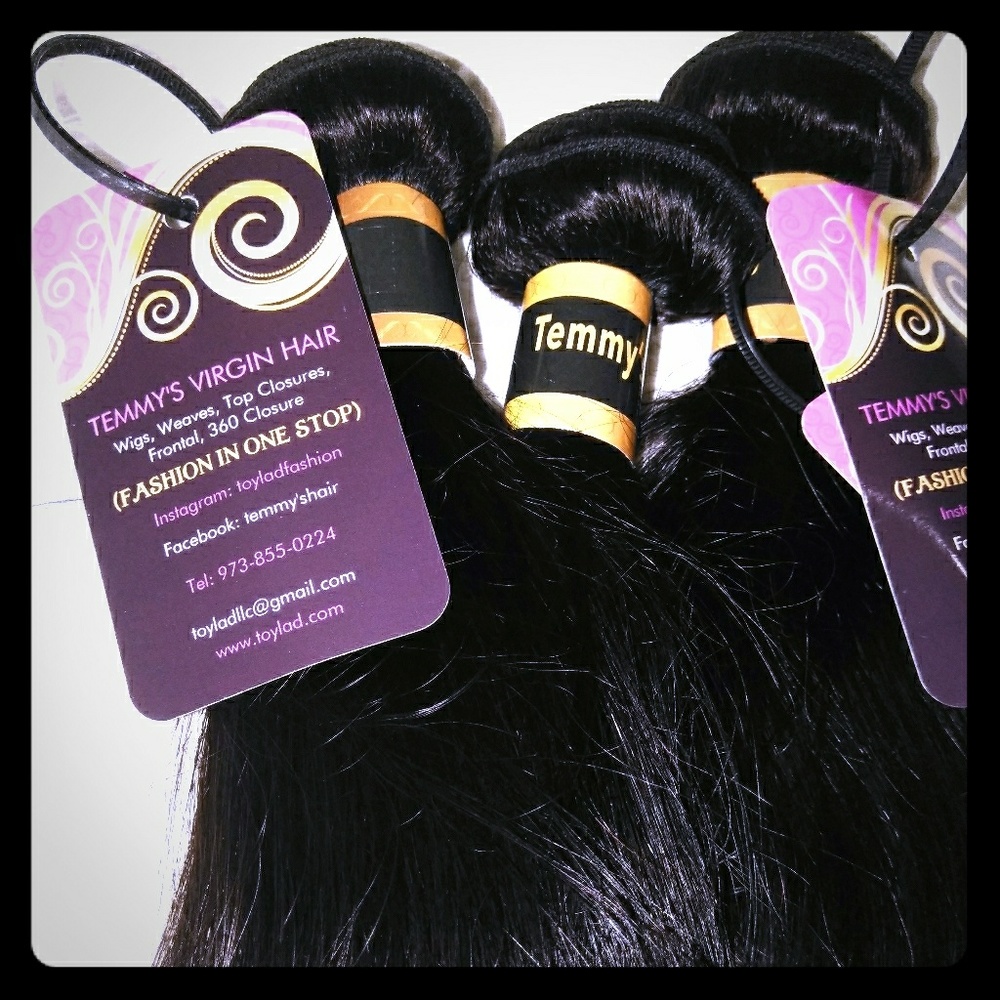 Indian straight human hair, bundle.(300gramms)
